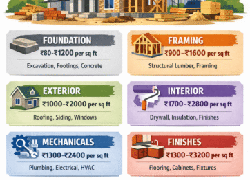 House Construction Cost Breakdown (Per Square Foot) 9 Powerful Insights to Plan Your Budget Smartly