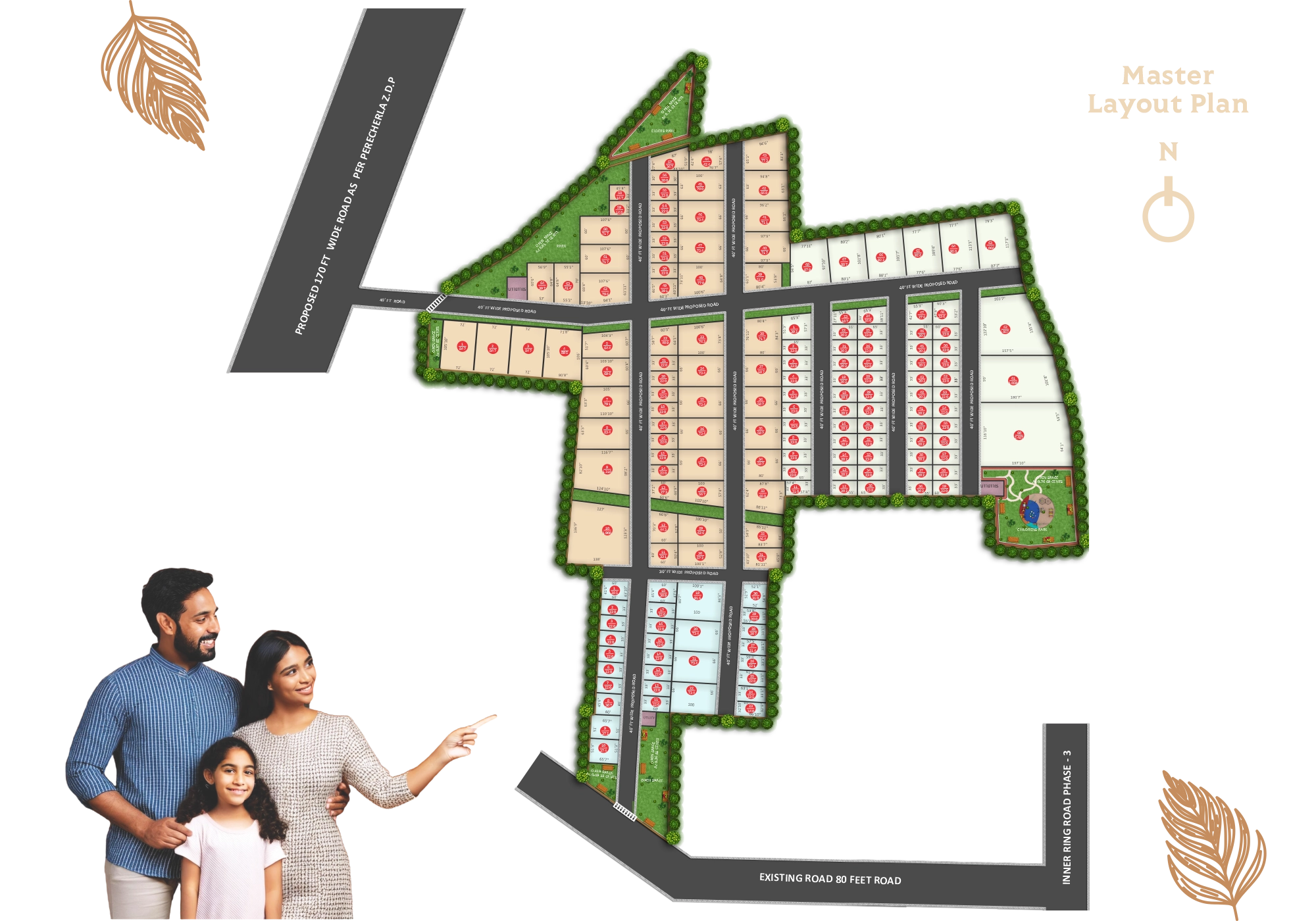 Golden Gate : AP CRDA Open Plots Master Plan